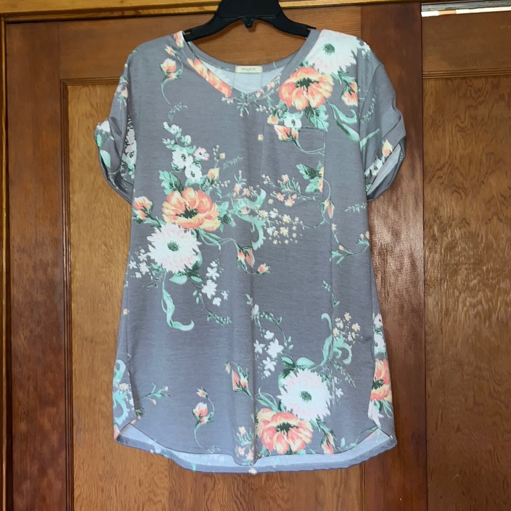 12 PM by Mon Ami Floral Top